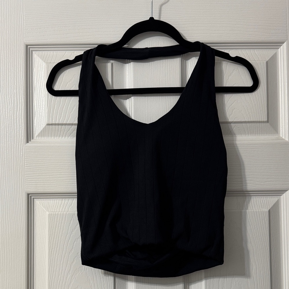 Klassy Network Halter Crop Top